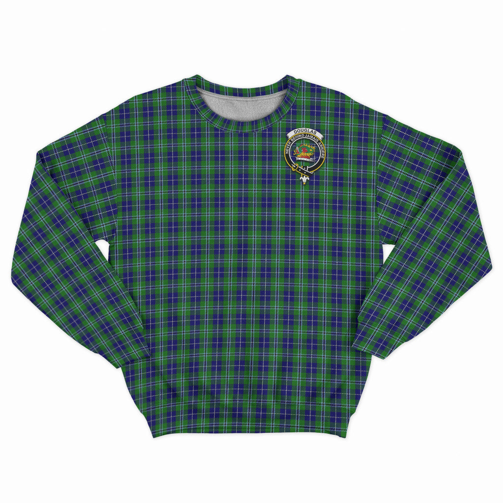 Douglas Tartan Sweatshirt with Family Crest - Tartan Vibes Clothing