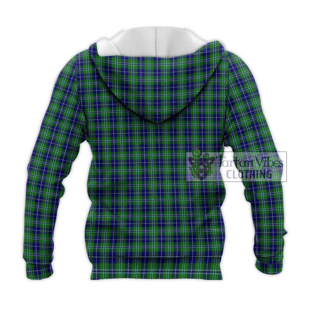 Douglas Tartan Knitted Hoodie with Family Crest DNA In Me Style - Tartanvibesclothing Shop