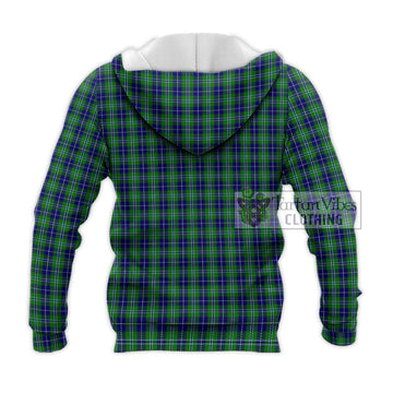 Douglas Tartan Knitted Hoodie with Family Crest DNA In Me Style