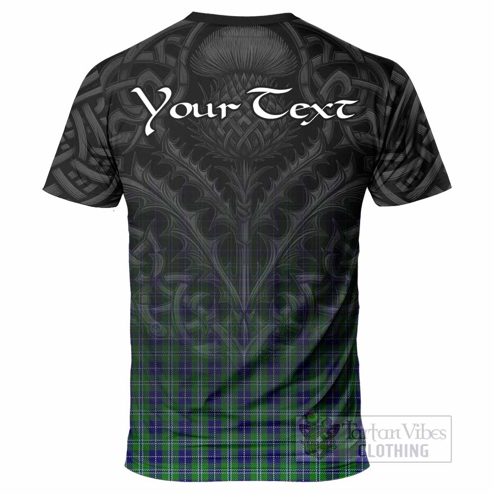 Tartan Vibes Clothing Douglas Tartan T-Shirt with Family Crest Celtic Thistle Vibes