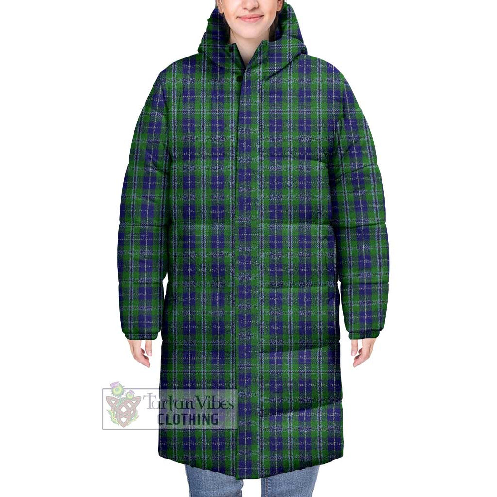 Tartan Vibes Clothing Douglas Tartan Long Down Jacket