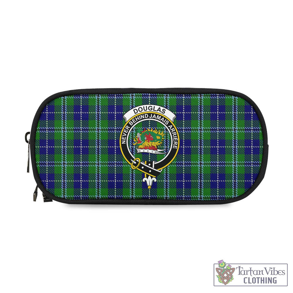 Tartan Vibes Clothing Douglas Tartan Pen and Pencil Case with Family Crest