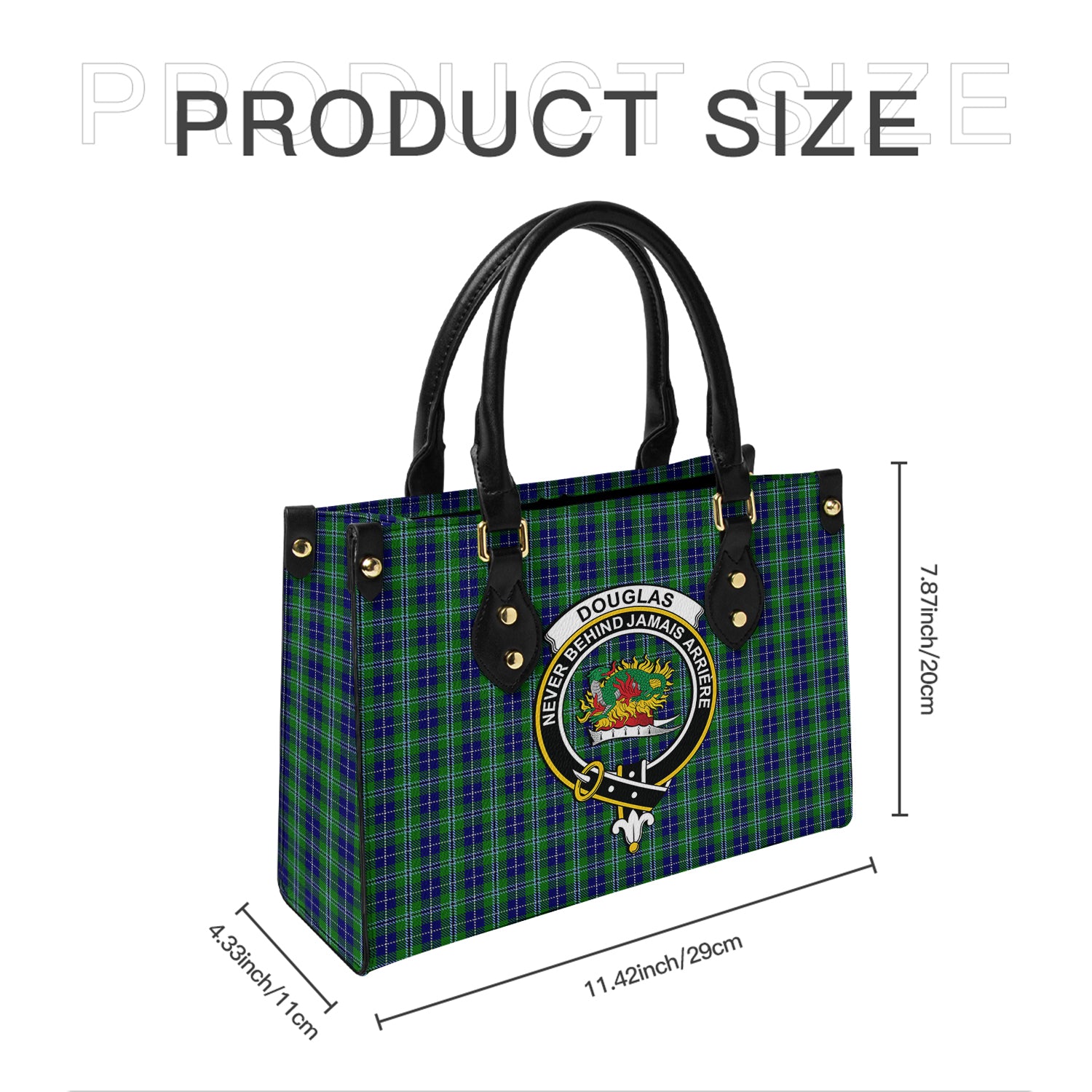 douglas-tartan-leather-bag-with-family-crest