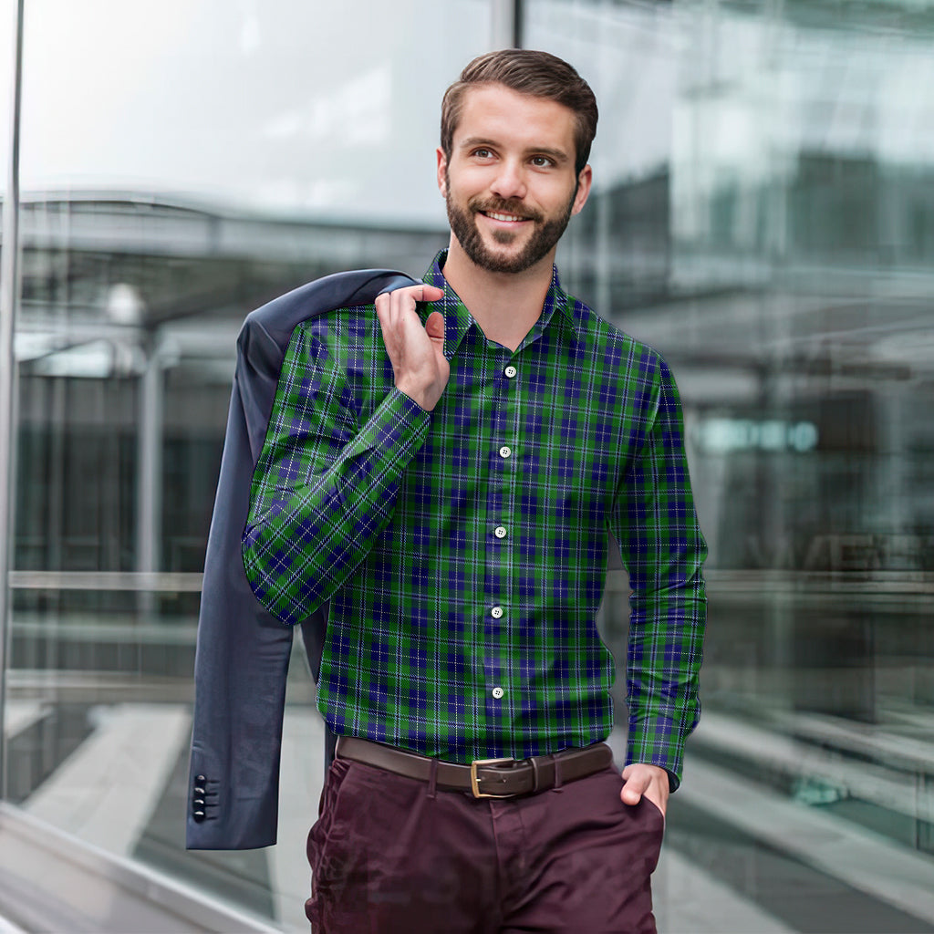 douglas-tartan-long-sleeve-button-up-shirt