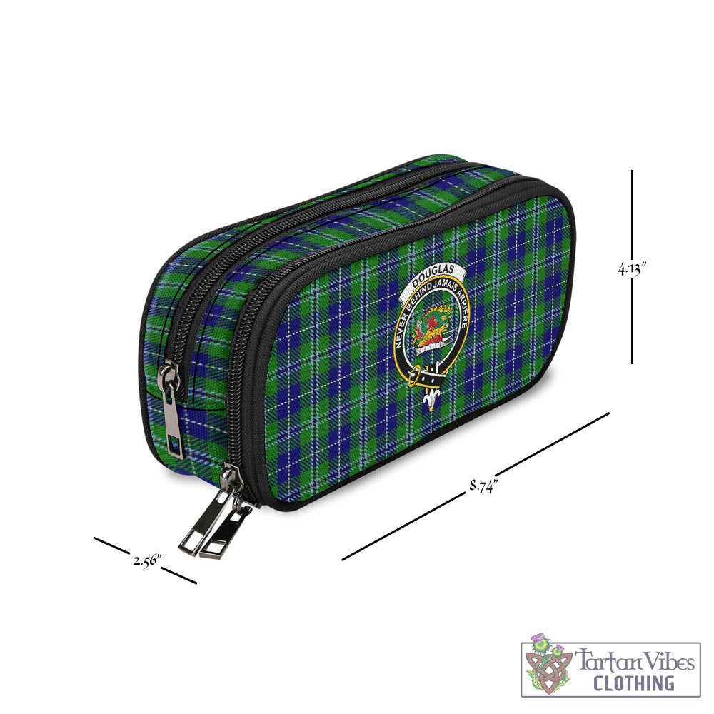 Tartan Vibes Clothing Douglas Tartan Pen and Pencil Case with Family Crest