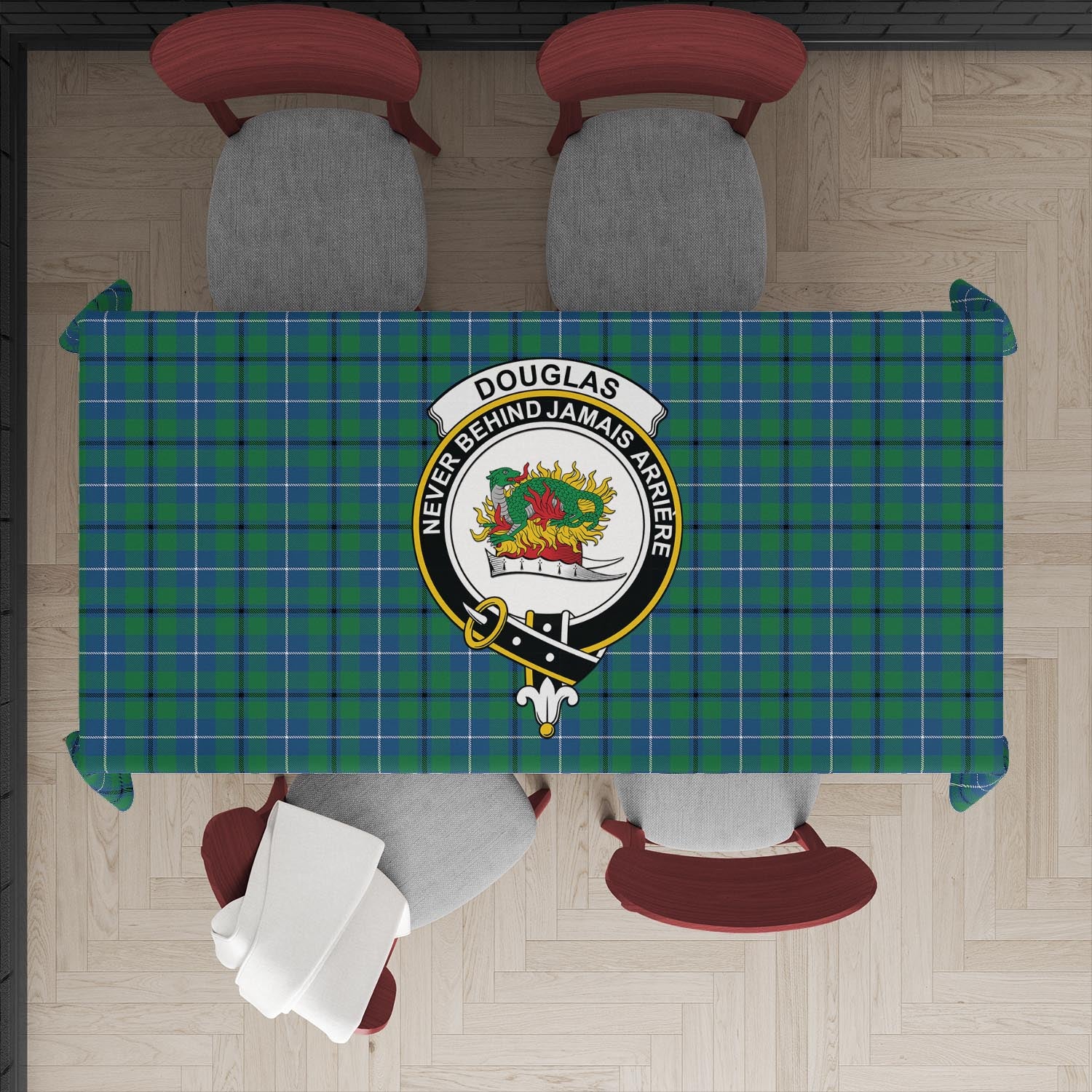 douglas-ancient-tatan-tablecloth-with-family-crest