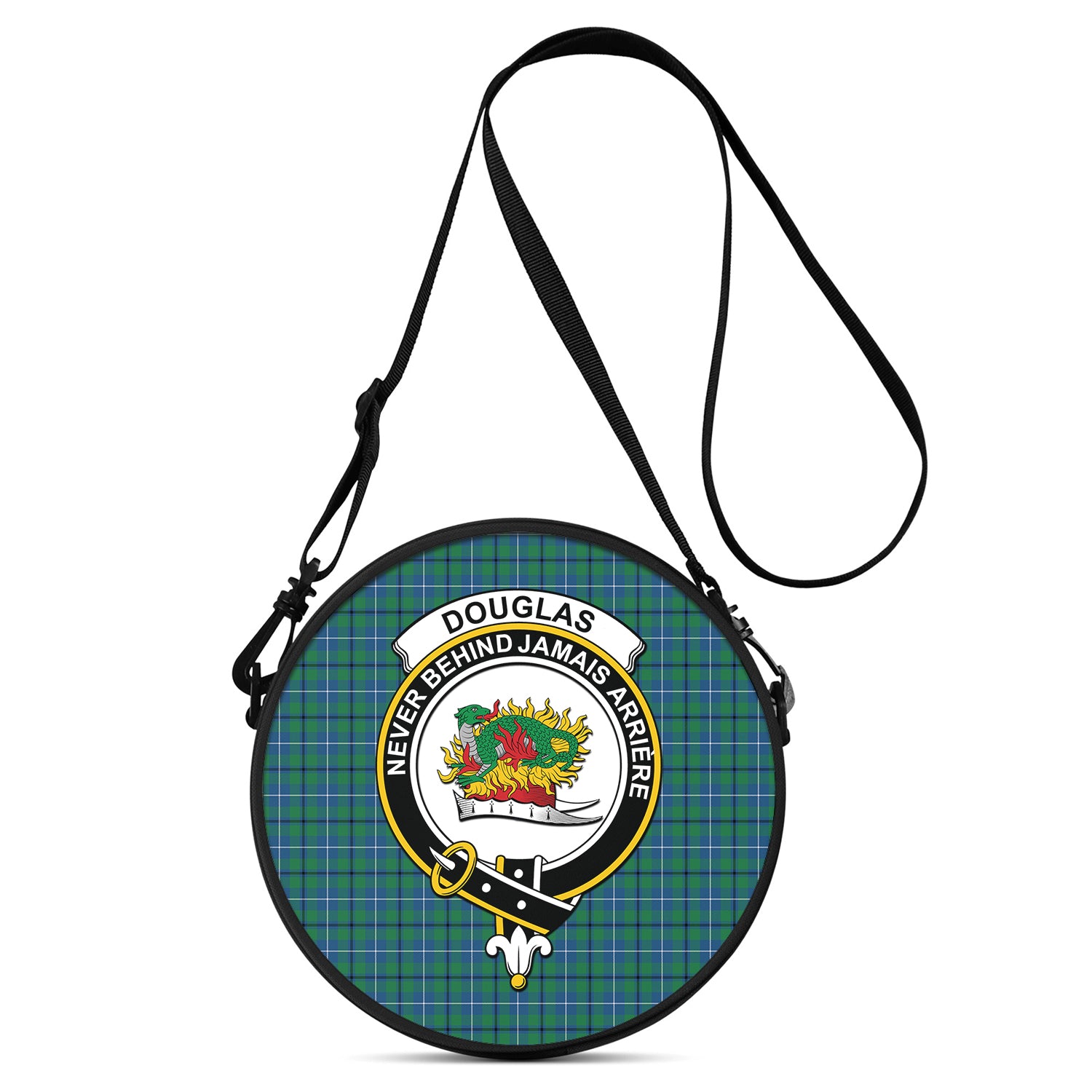 douglas-ancient-tartan-round-satchel-bags-with-family-crest