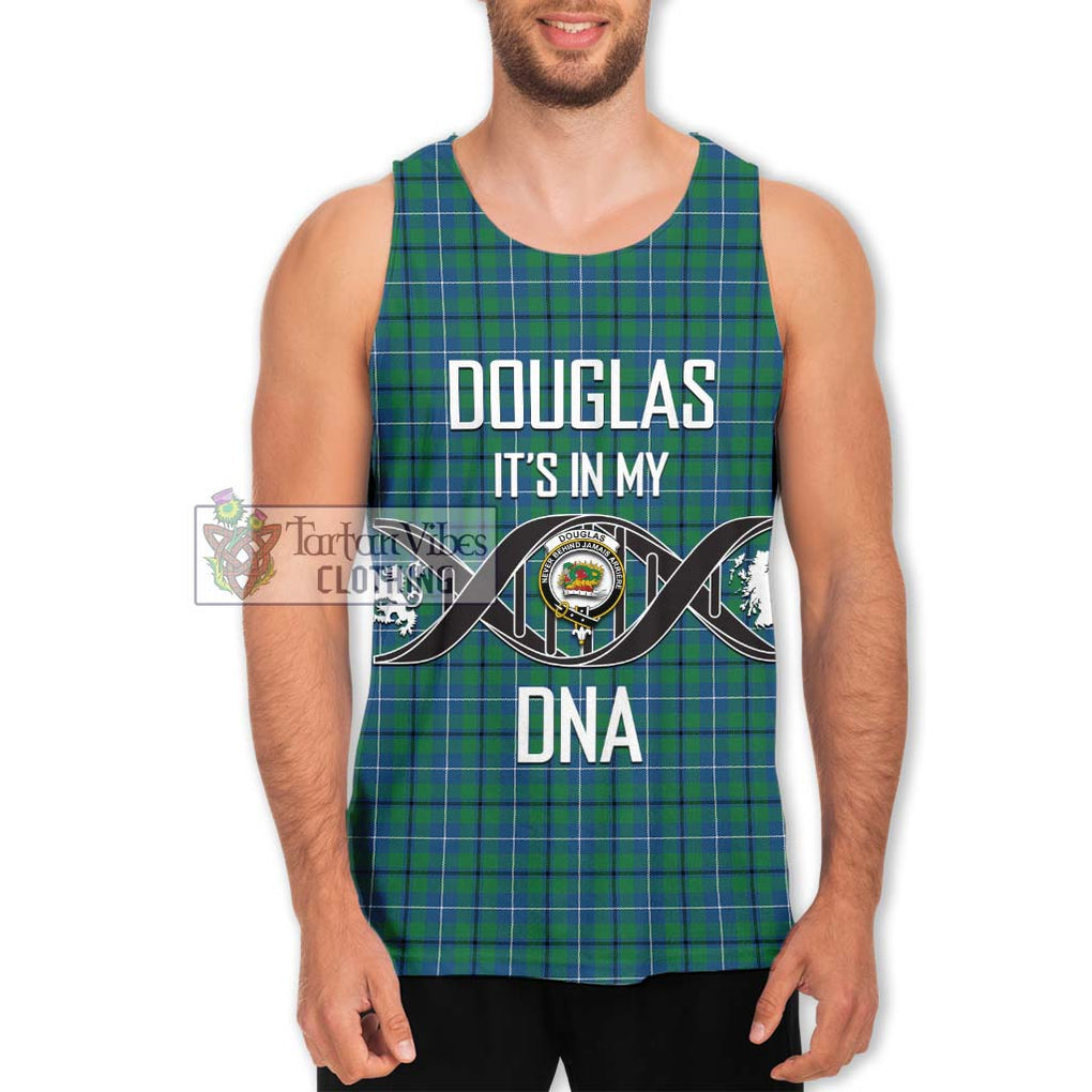 Douglas Ancient Tartan Men's Tank Top with Family Crest DNA In Me Style Men - Tartanvibesclothing Shop