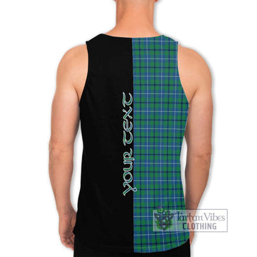 Douglas Ancient Tartan Men's Tank Top with Family Crest and Half Of Me Style