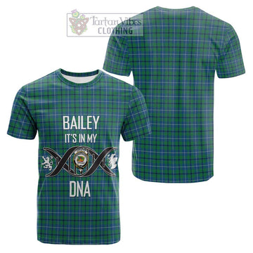 Douglas Ancient Tartan Cotton T-shirt with Family Crest DNA In Me Style