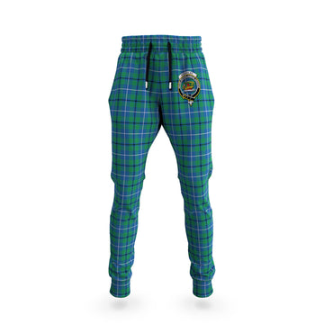 Douglas Ancient Tartan Joggers Pants with Family Crest