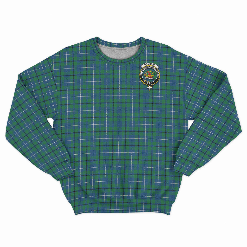 Douglas Ancient Tartan Sweatshirt with Family Crest - Tartan Vibes Clothing