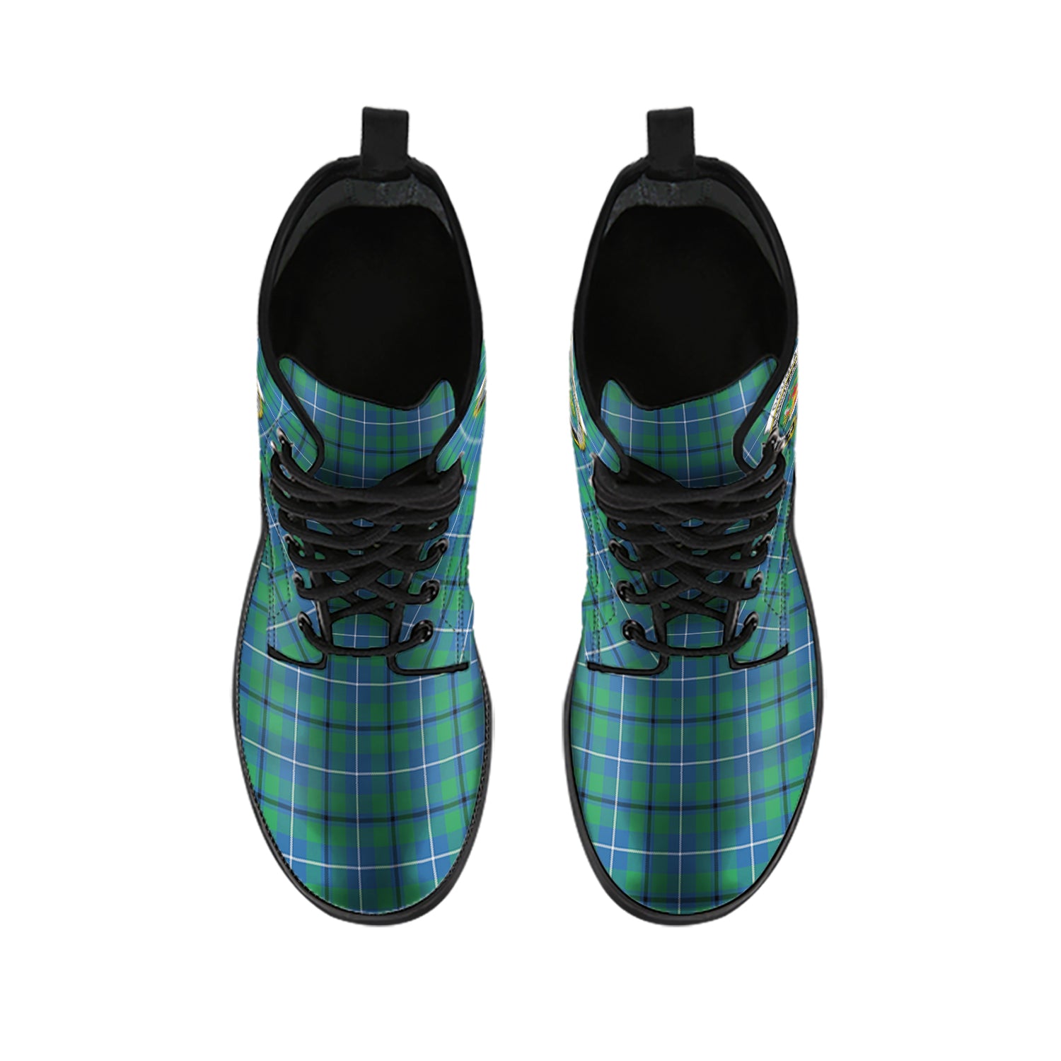 douglas-ancient-tartan-leather-boots-with-family-crest