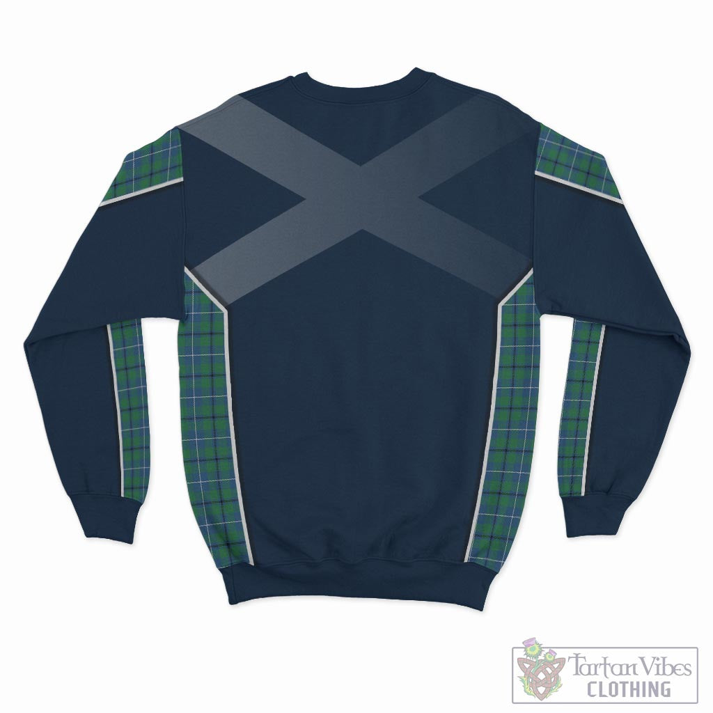 Tartan Vibes Clothing Douglas Ancient Tartan Sweater with Family Crest and Lion Rampant Vibes Sport Style