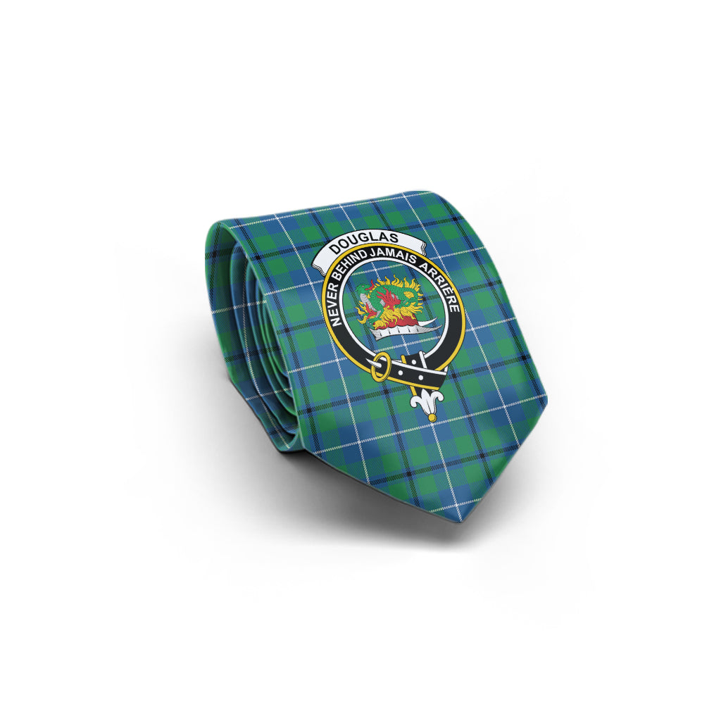 Douglas Ancient Tartan Classic Necktie with Family Crest - Tartan Vibes Clothing