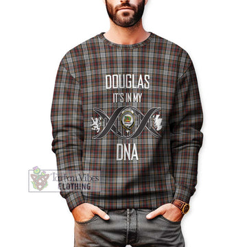 Douglas Ancient Dress Tartan Sweatshirt with Family Crest DNA In Me Style