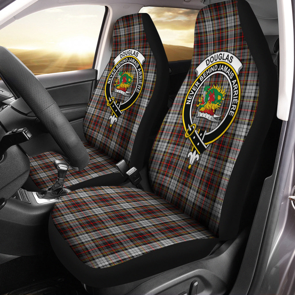 Douglas Ancient Dress Tartan Car Seat Cover with Family Crest One Size - Tartanvibesclothing