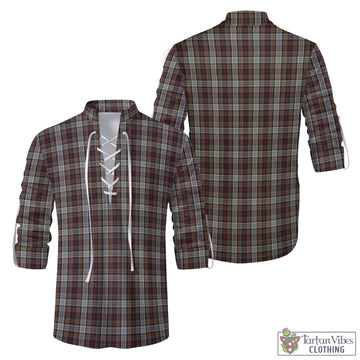 Douglas Ancient Dress Tartan Men's Scottish Traditional Jacobite Ghillie Kilt Shirt