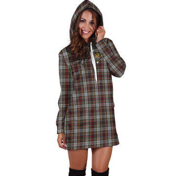 Douglas Ancient Dress Tartan Hoodie Dress with Family Crest