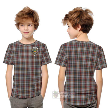 Douglas Ancient Dress Tartan Kid T-Shirt with Family Crest