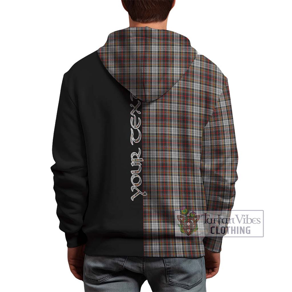 Douglas Ancient Dress Tartan Hoodie with Family Crest and Half Of Me Style - Tartanvibesclothing Shop