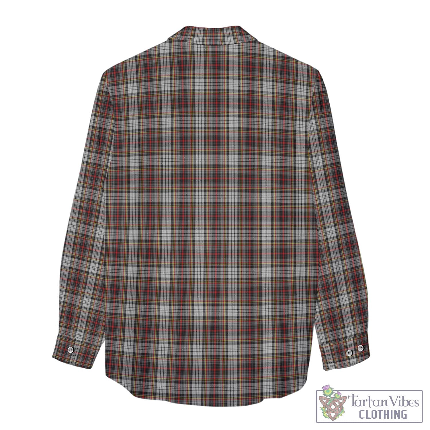 Tartan Vibes Clothing Douglas Ancient Dress Tartan Womens Casual Shirt with Family Crest