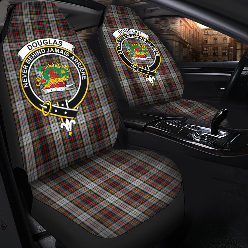 Douglas Ancient Dress Tartan Car Seat Cover with Family Crest - Tartanvibesclothing