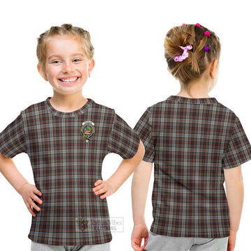 Douglas Ancient Dress Tartan Kid T-Shirt with Family Crest