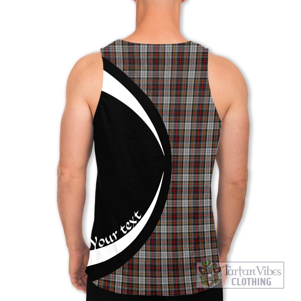 Douglas Ancient Dress Tartan Men's Tank Top with Family Crest Circle Style - Tartan Vibes Clothing