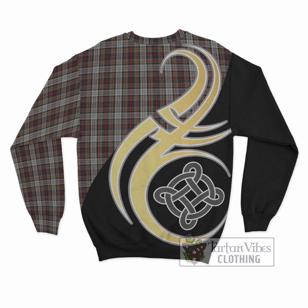 Douglas Ancient Dress Tartan Sweatshirt with Family Crest and Celtic Symbol Style - Tartan Vibes Clothing