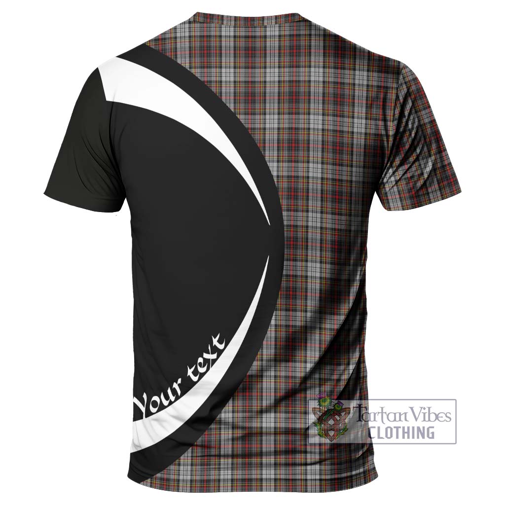 Tartan Vibes Clothing Douglas Ancient Dress Tartan T-Shirt with Family Crest Circle Style