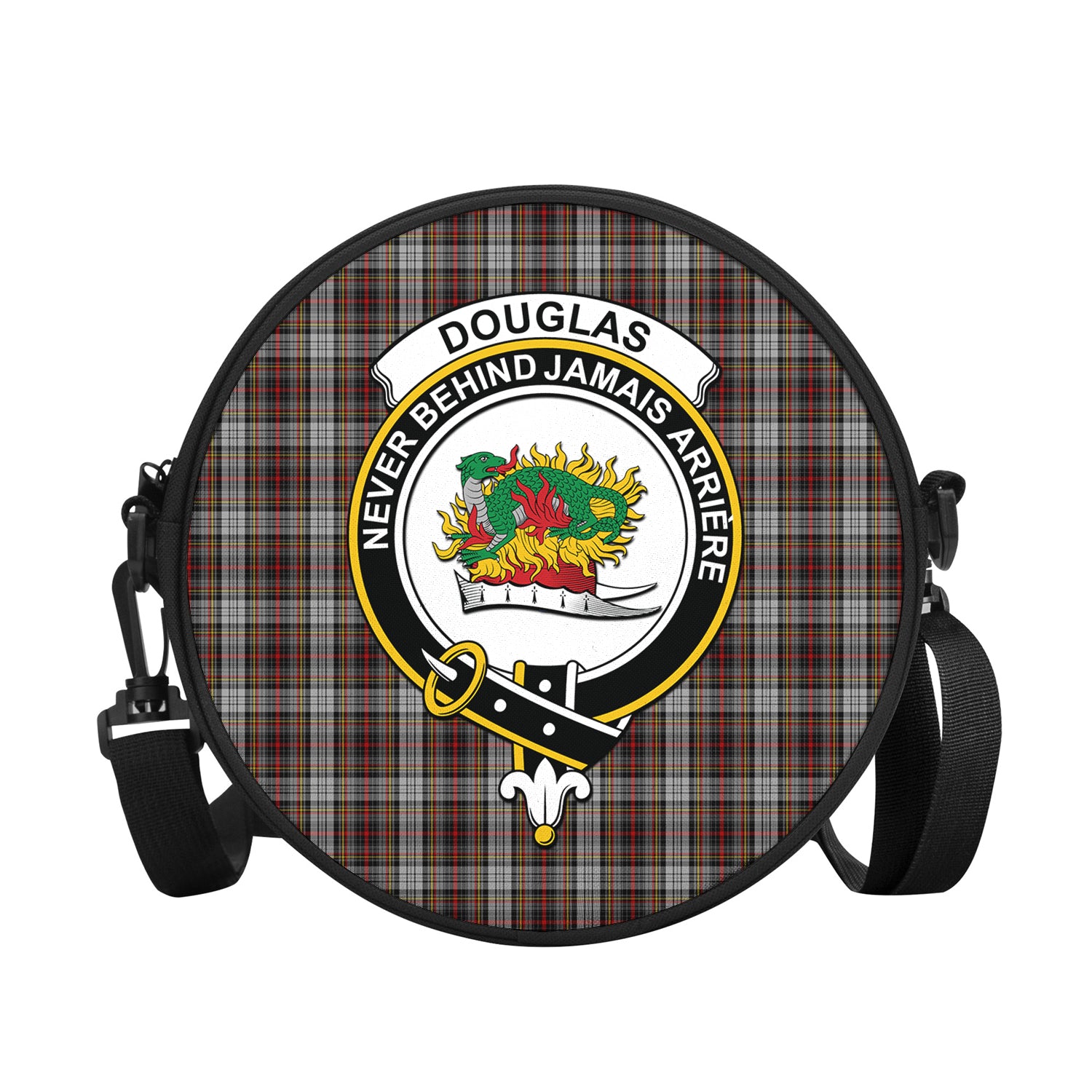 douglas-ancient-dress-tartan-round-satchel-bags-with-family-crest