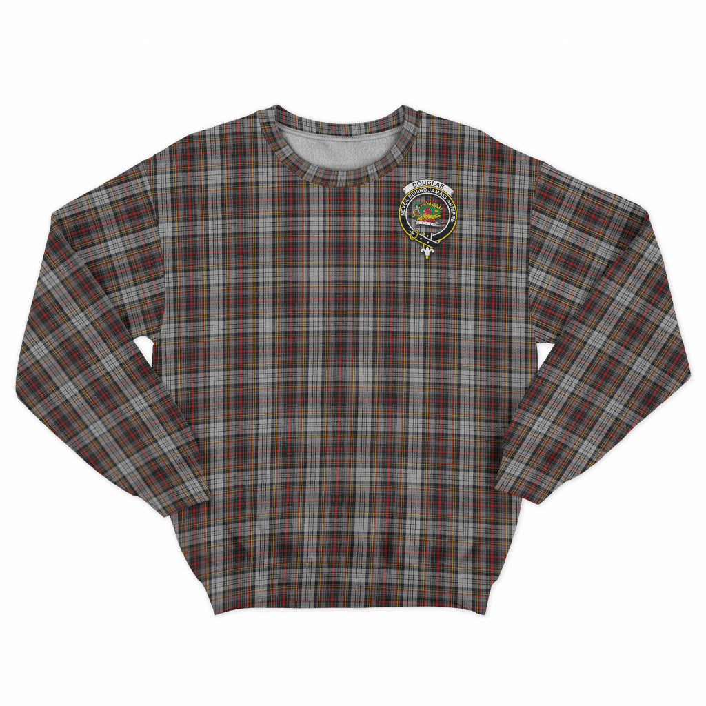 Douglas Ancient Dress Tartan Sweatshirt with Family Crest - Tartan Vibes Clothing