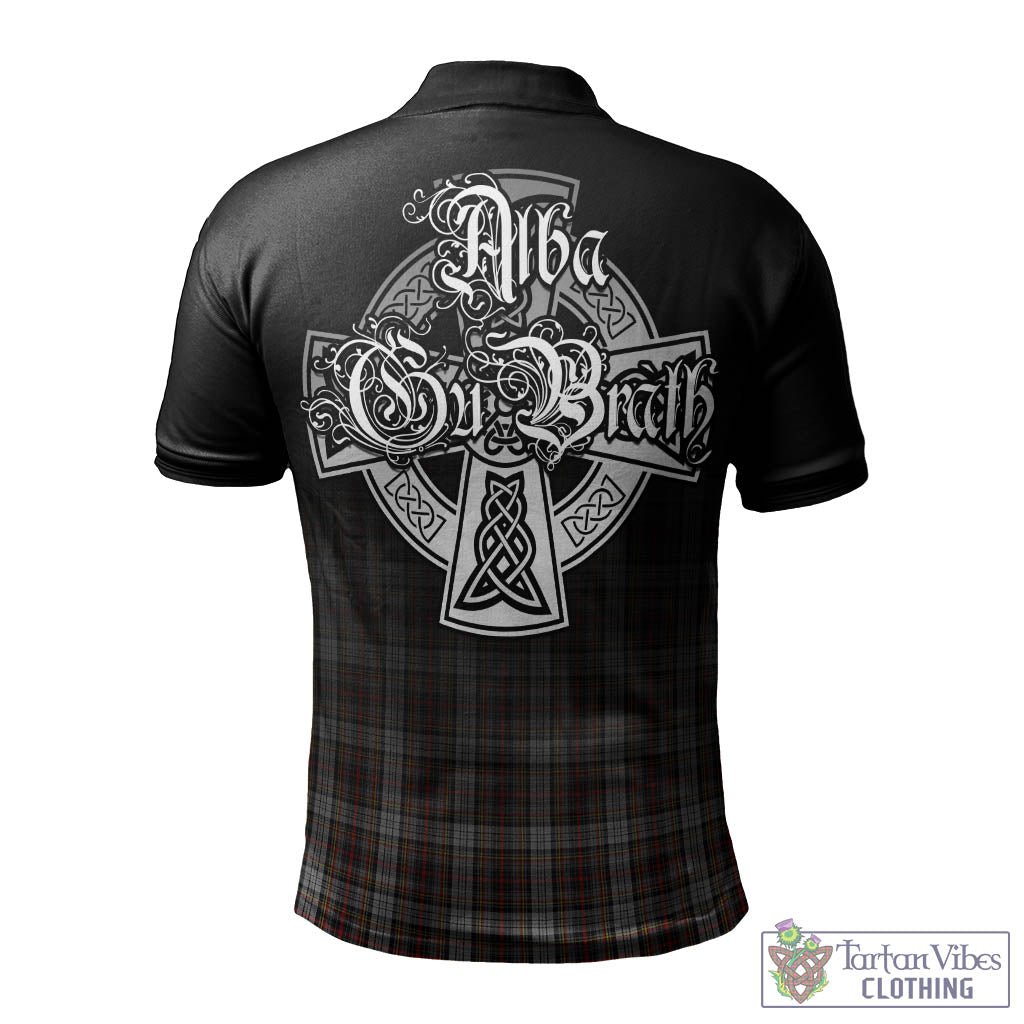 Tartan Vibes Clothing Douglas Ancient Dress Tartan Polo Shirt Featuring Alba Gu Brath Family Crest Celtic Inspired