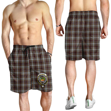 Douglas Ancient Dress Tartan Mens Shorts with Family Crest