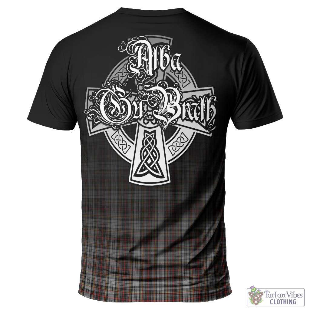 Tartan Vibes Clothing Douglas Ancient Dress Tartan T-Shirt Featuring Alba Gu Brath Family Crest Celtic Inspired