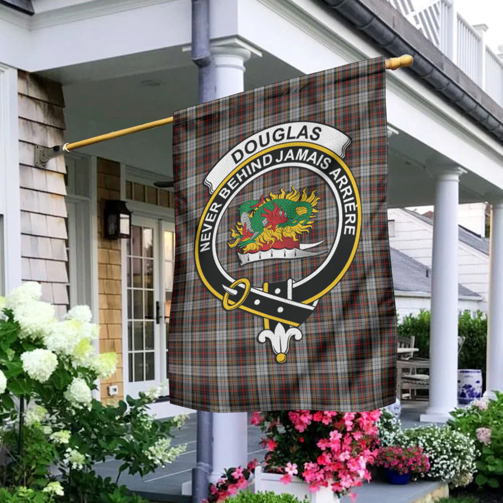 Douglas Ancient Dress Tartan Flag with Family Crest - Tartan Vibes Clothing