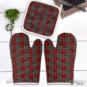 Douglas Ancient Red Tartan Combo Oven Mitt & Pot-Holder