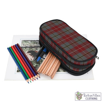 Douglas Ancient Red Tartan Pen and Pencil Case