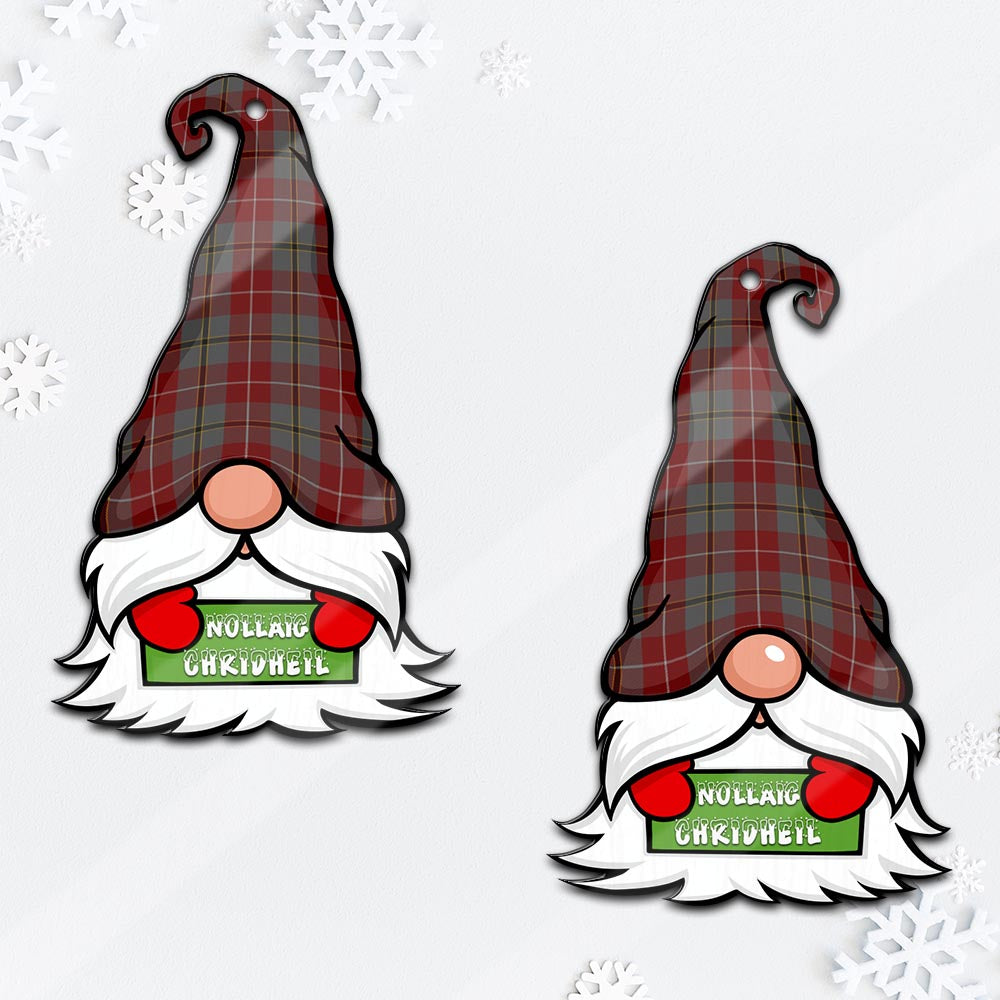 Douglas Ancient Red Gnome Christmas Ornament with His Tartan Christmas Hat - Tartan Vibes Clothing