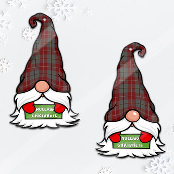 Douglas Ancient Red Gnome Christmas Ornament with His Tartan Christmas Hat