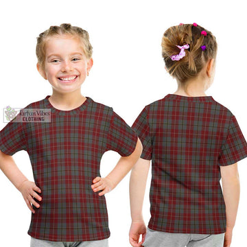 Douglas Ancient Red Tartan Kid T-Shirt