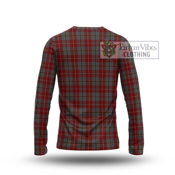 Douglas Ancient Red Tartan Long Sleeve T-Shirt with Family Crest DNA In Me Style