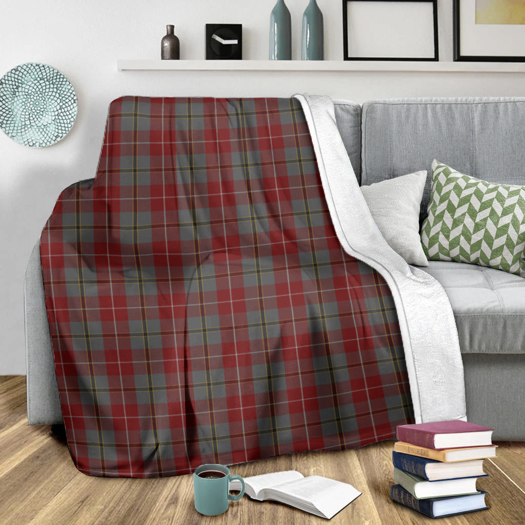 Douglas Ancient Red Tartan Blanket - Tartan Vibes Clothing