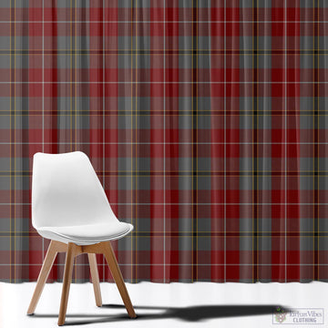 Douglas Ancient Red Tartan Window Curtain