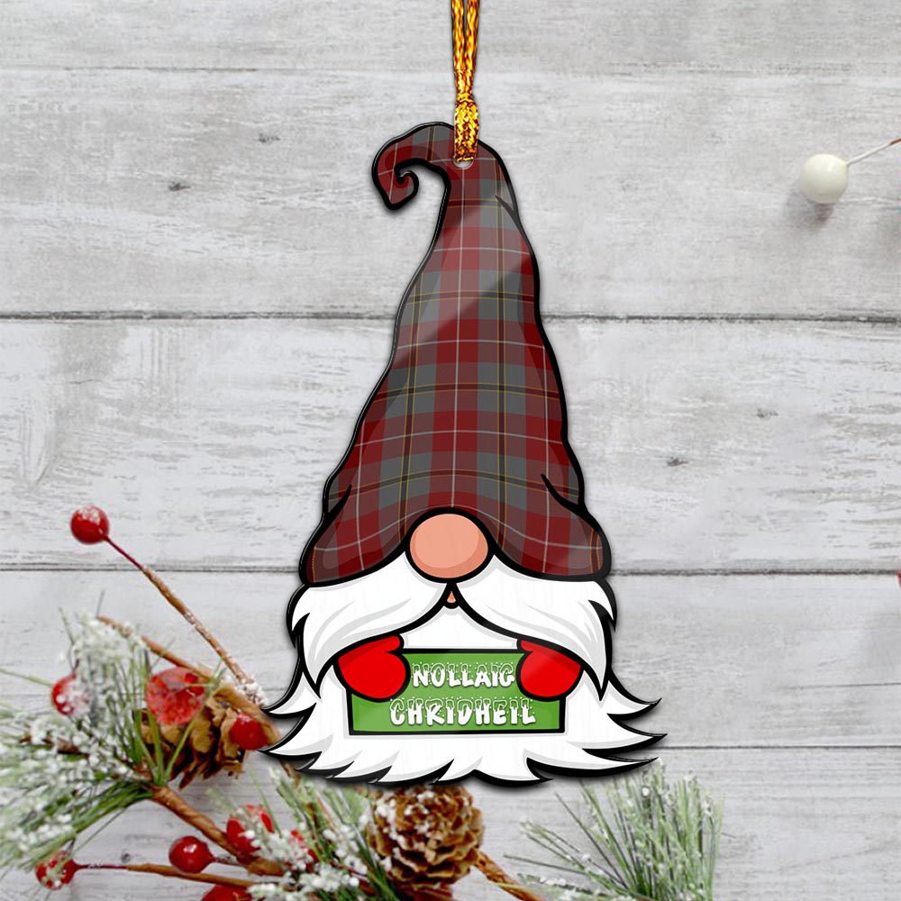 Douglas Ancient Red Gnome Christmas Ornament with His Tartan Christmas Hat - Tartan Vibes Clothing