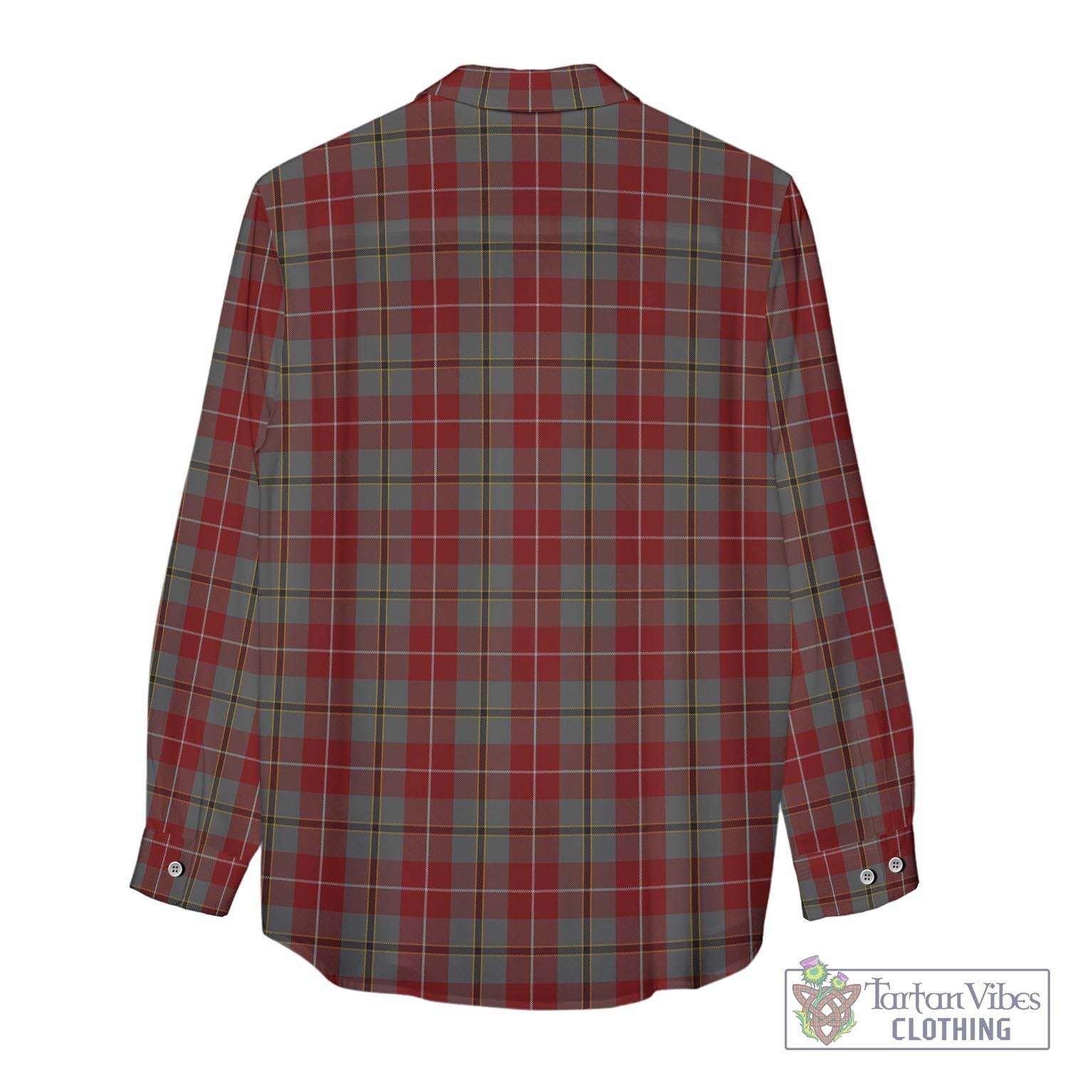 Douglas Ancient Red Tartan Womens Casual Shirt