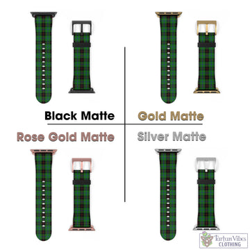 Douglas Black Tartan Watch Band