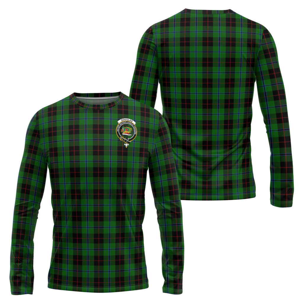 douglas-black-tartan-long-sleeve-t-shirt-with-family-crest