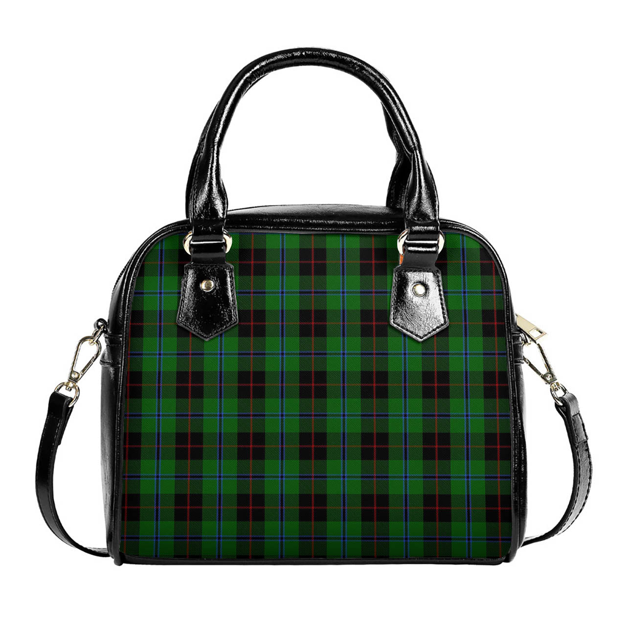 Douglas Black Tartan Shoulder Handbags One Size 6*25*22 cm - Tartanvibesclothing